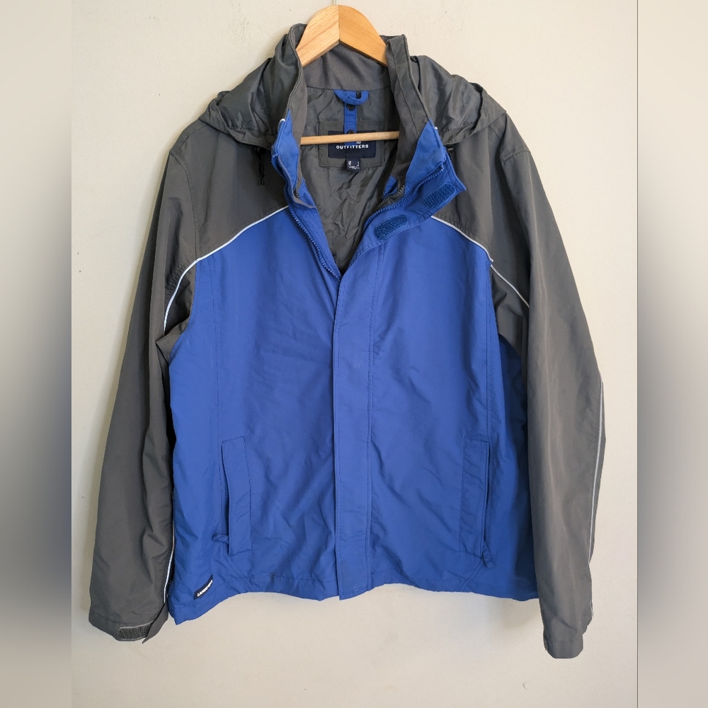 Land's End Blue Gray Jacket Size L